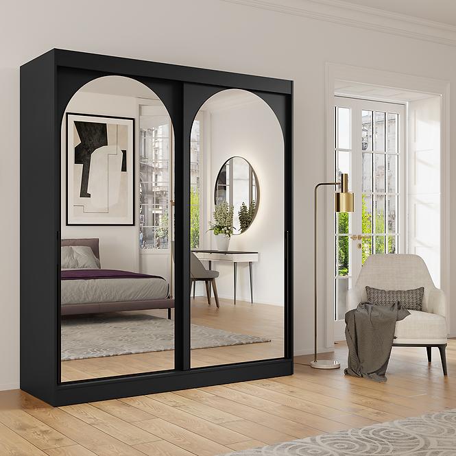Schrank 2d Modin 180 schwarz