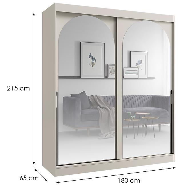 Schrank 2d Modin 180 kaschmir