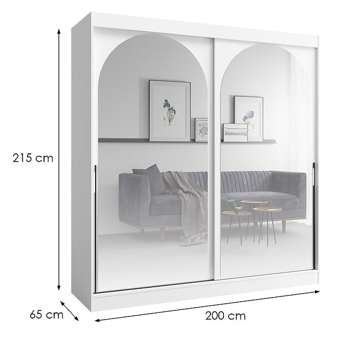 Schrank 2d Modin 200 weiß