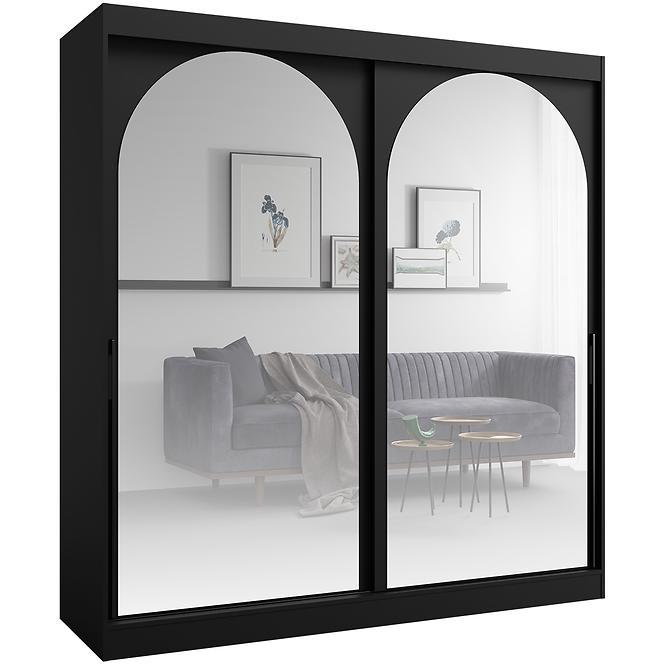 Schrank 2d Modin 200 schwarz
