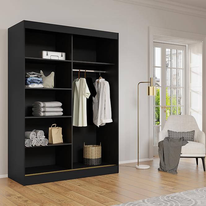 Schrank 2d Modin 200 schwarz