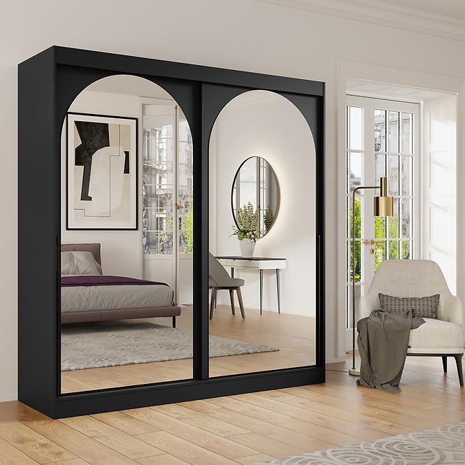 Schrank 2d Modin 200 schwarz