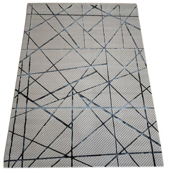 Teppich Kingston 0,8/1,5 9136a Silber/Grau