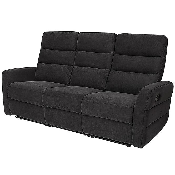 Sofa Belize 3SJ NLK314 schwarz mit Entspannungsfunktion