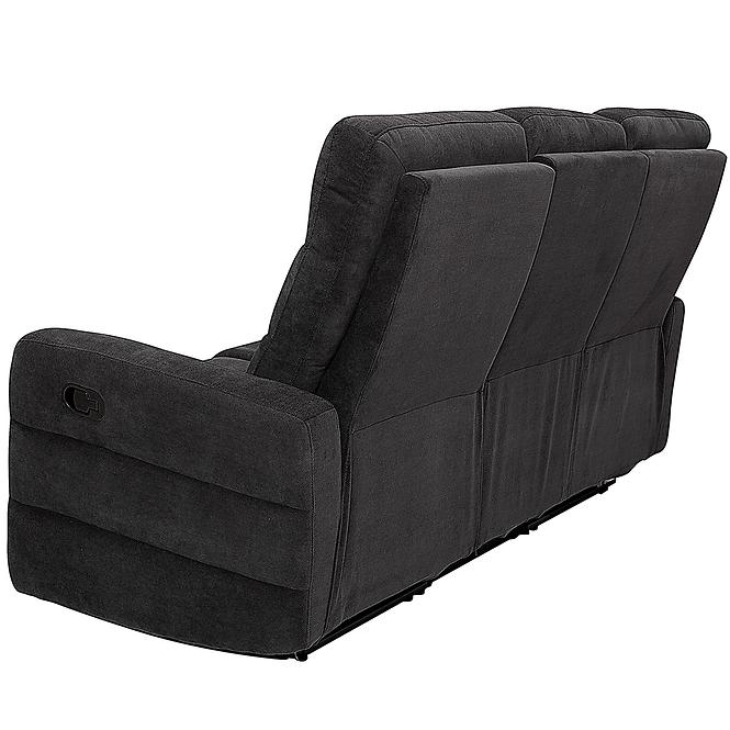 Sofa Belize 3SJ NLK314 schwarz mit Entspannungsfunktion