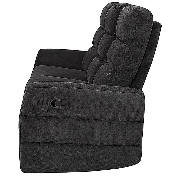Sofa Belize 3SJ NLK314 schwarz mit Entspannungsfunktion