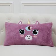 Kissen Einhorn 30x56 cm Violett