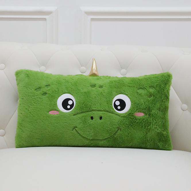 Kissen Dinosaurier 30x56 cm Grün