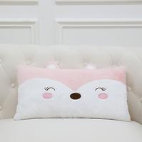 Kissen Fuchs 30x56 cm Rosa
