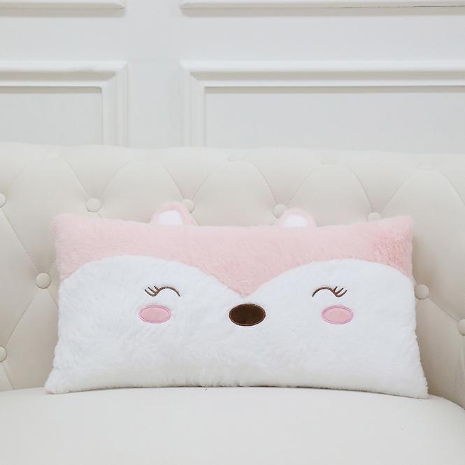 Kissen Fuchs 30x56 cm Rosa