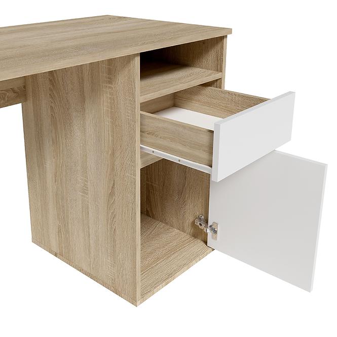 Schreibtisch Billa 1d1sz 60 NFSC B sonoma/weiß