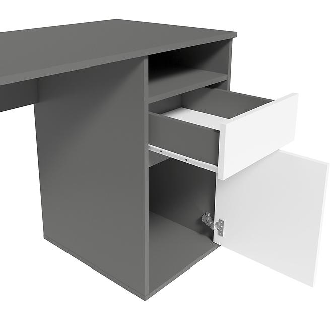 Schreibtisch Billa 1d1sz 60 NFSC B graphit/weiß