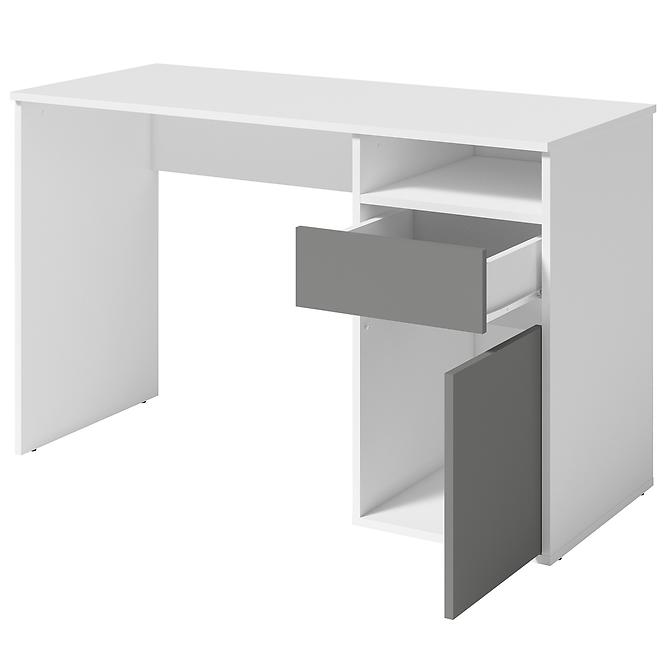 Schreibtisch Billa 1d1sz 60 NFSC B weiß/graphit