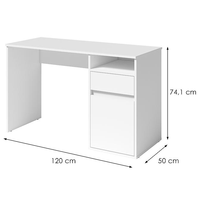 Schreibtisch Billa 1d1sz 60 NFSC B weiß