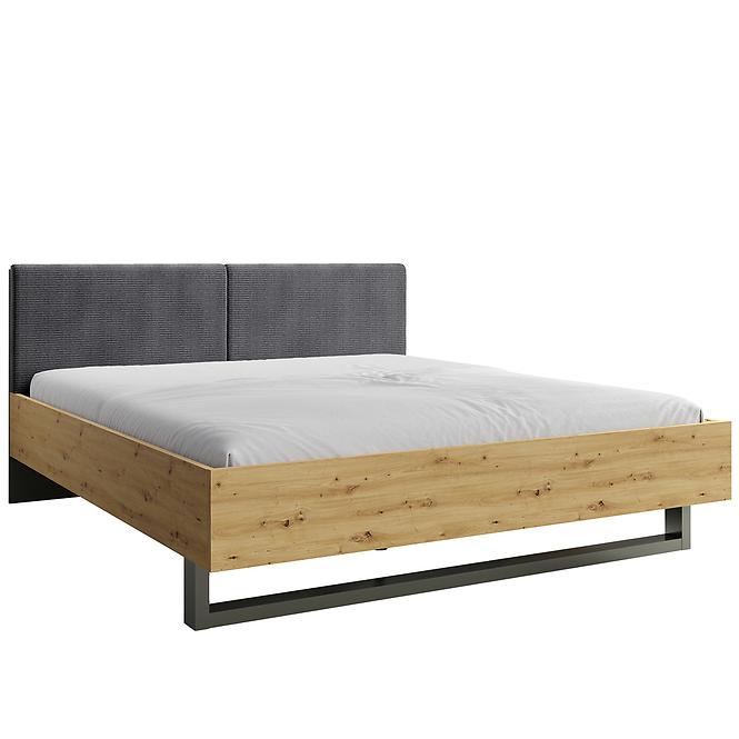Bett Rimini 180 eiche artisan