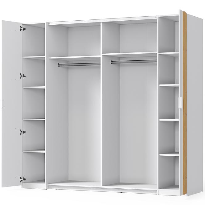 Schrank Florencja 2d weiß/eiche artisan