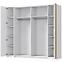 Schrank Florencja 2d weiß/eiche artisan,4
