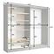 Schrank Rimini 4d2s grau/eiche artisan,4