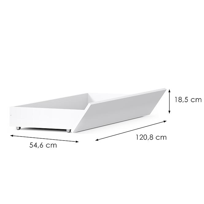 Schublade unter dem Bett Florencja 2 Stk. weiß