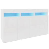 Kommode Izumi 140 WH weiß matte/glanz