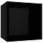 Hängende Ablage Izumi-10-BL schwarz matte