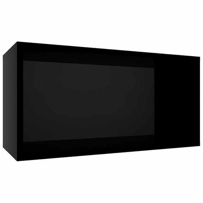 Hängende Ablage Izumi-11-BL schwarz matte