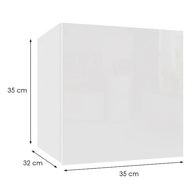 Hängeschrank Izumi-20-WH weiß matte/glanz