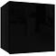 Hängeschrank Izumi-20-BL schwarz matte/glanz