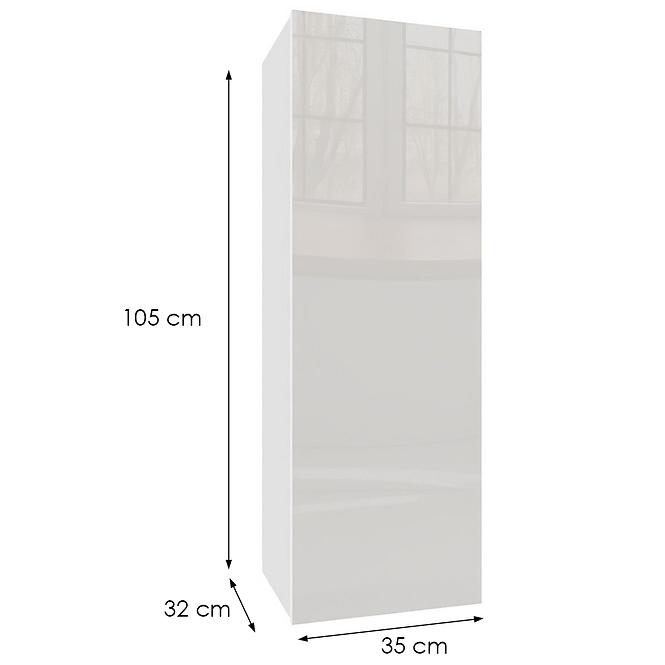 Hängeschrank Izumi-22-WH weiß matte/glanz