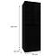 Hängeschrank Izumi-22-BL schwarz matte/glanz,2