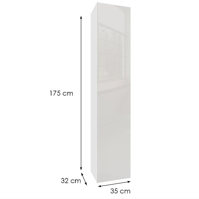 Hängeschrank Izumi-24-WH weiß matte/glanz