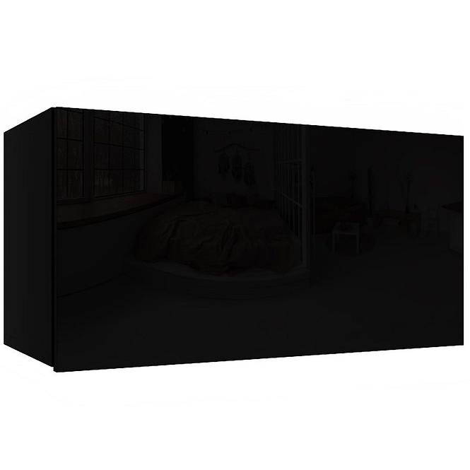Hängeschrank Izumi-31-BL schwarz matte/glanz