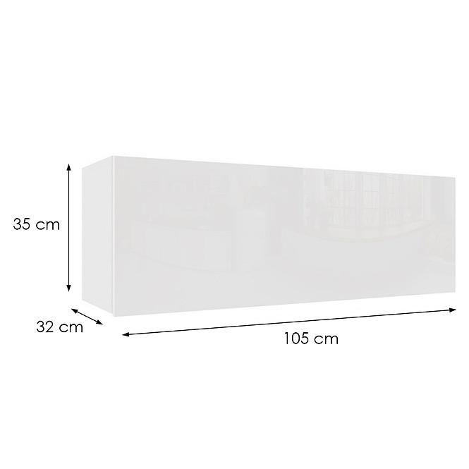 Hängeschrank Izumi-32-WH weiß matte/glanz