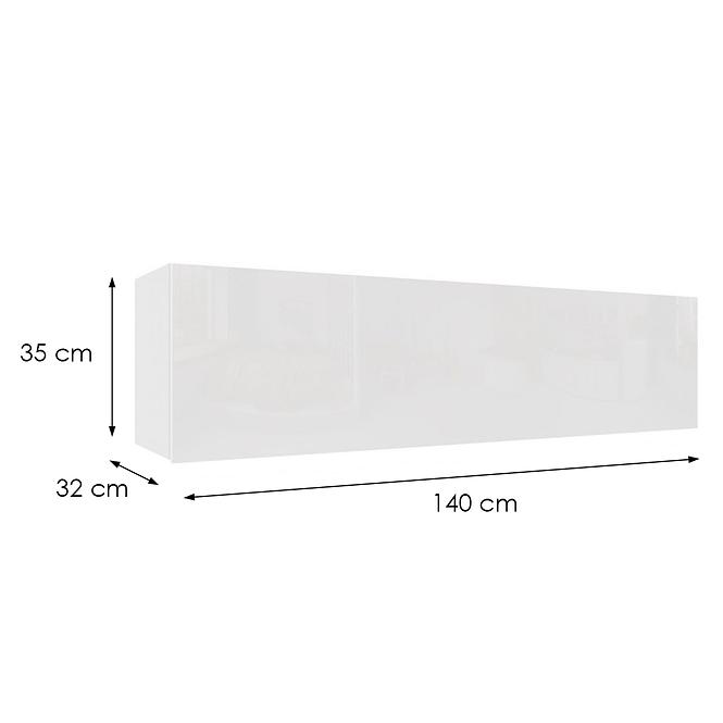 Hängeschrank Izumi-33-WH weiß matte/glanz