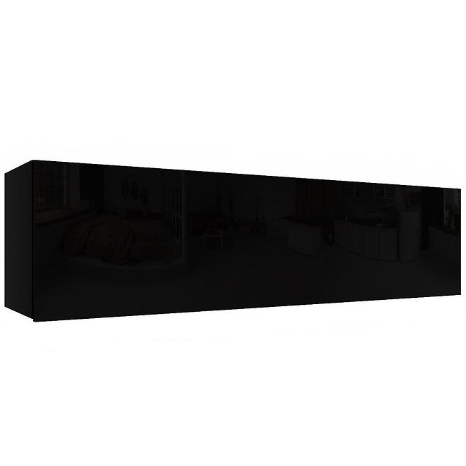 Hängeschrank Izumi-33-BL schwarz matte/glanz