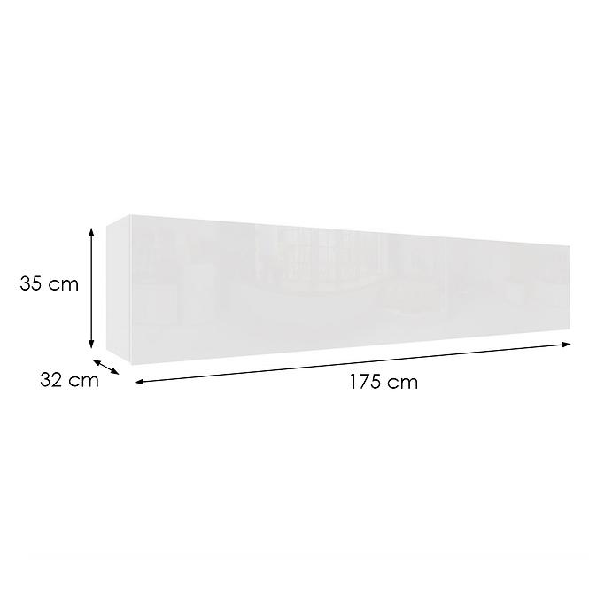 Hängeschrank Izumi-34-WH weiß matte/glanz