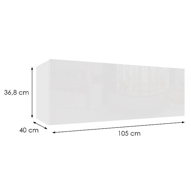Hängeschrank Izumi-42-WH weiß matte/glanz