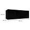 Hängeschrank Izumi-42-BL schwarz matte/glanz,2