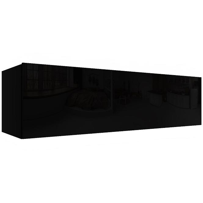 Hängeschrank Izumi-43-BL schwarz matte/glanz