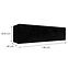 Hängeschrank Izumi-43-BL schwarz matte/glanz,2