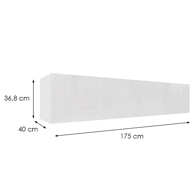 Hängeschrank Izumi-44-WH weiß matte/ glanz