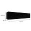 Hängeschrank Izumi-44-BL schwarz matte/glanz,2