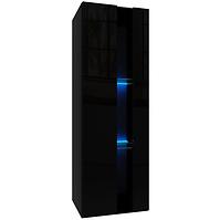 Hängeschrank Izumi 1 BL schwarz matte/glanz