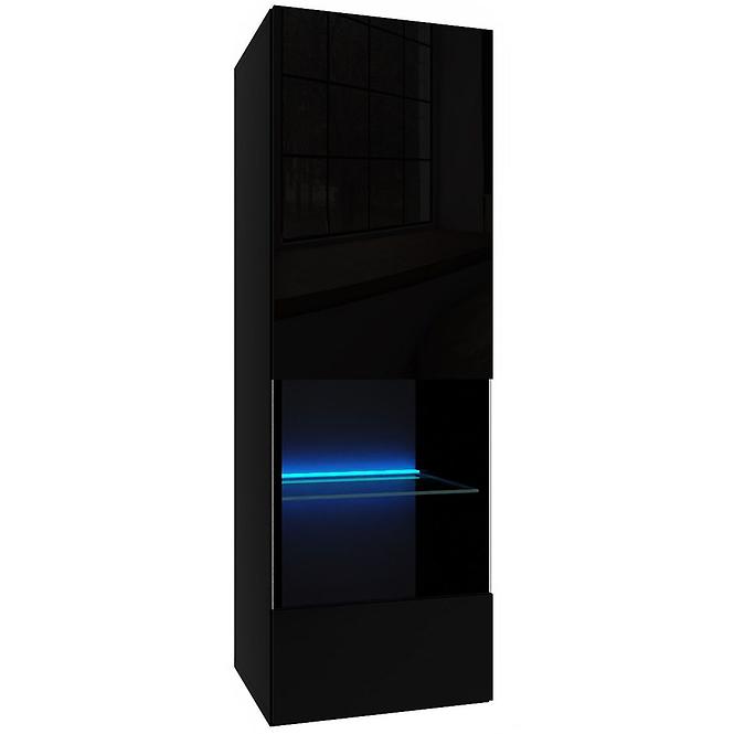 Hängeschrank Izumi 2 BL schwarz matte/glanz