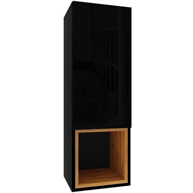 Hängeschrank Izumi 3 BL-DC schwarz matte/glanz/artisan