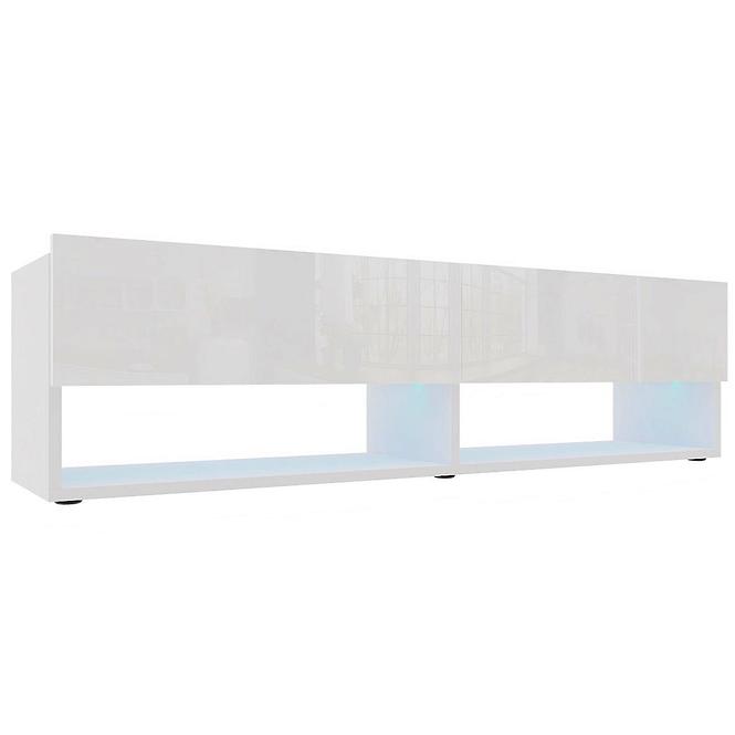 Tv Tisch Izumi 140 WH weiß matte/glanz
