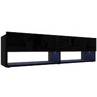 Tv Tisch Izumi 140 BL schwarz matte/glanz