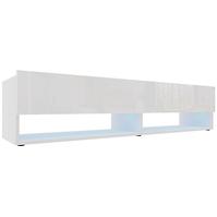 Tv Tisch Izumi 175 WH weiß matte/glanz