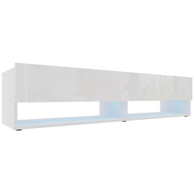 Tv Tisch Izumi 175 WH weiß matte/glanz