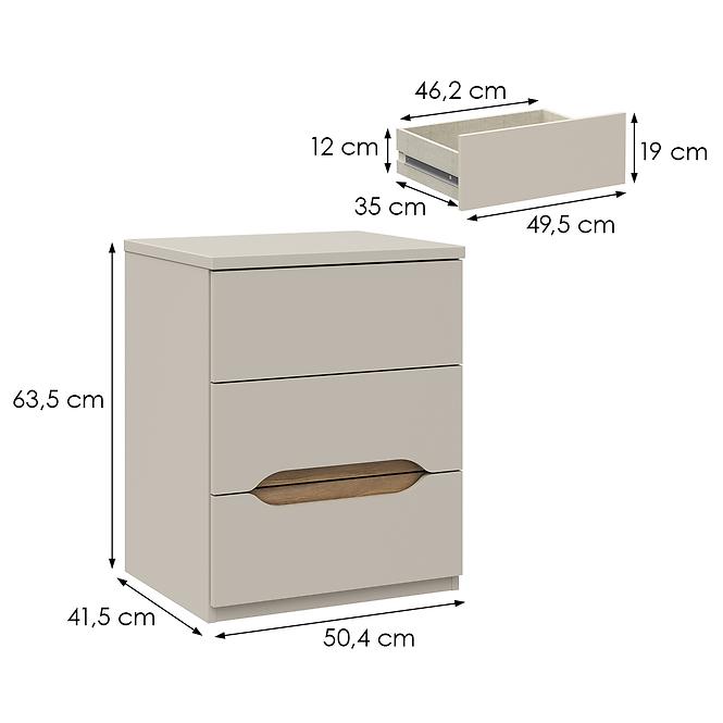 Nachttisch Feletis EDWK112-M902